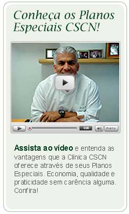 Video sobre planos especiais da clinica odontologca CSCN